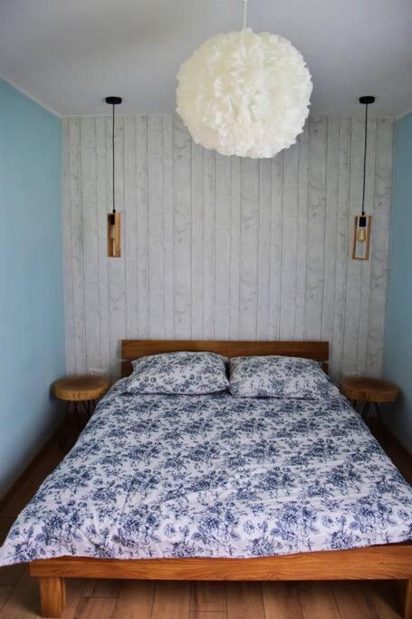 Pastelowy Domek Z Balia Elektryczna Z Jacuzzi Zalakowo Exterior photo