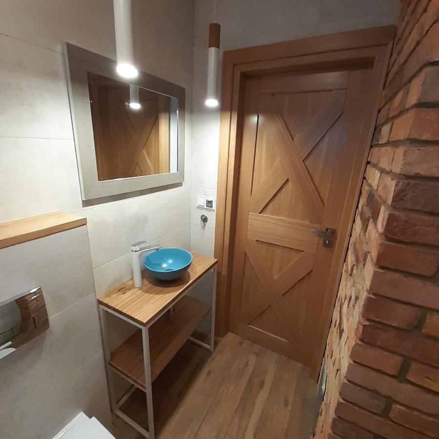 Pastelowy Domek Z Balia Elektryczna Z Jacuzzi Zalakowo Exterior photo
